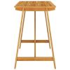 Patio Bar Table 55.1"x27.6"x40.9" Solid Acacia Wood