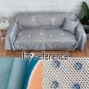 Summer Viscose Armchair Size Sofa Cover Sofa Couch Cool Mat Sofa Towel Cloth Furniture Textile Decoration; Grey Conch