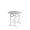 HDPE Bar Table, Dining Table, Patio Bar Set ,Counter Height Table For Outdoor White + Gray