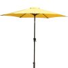 9' Pole Umbrella With Carry Bag, Yellow