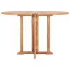 Folding Butterfly Patio Table 47.2"x27.6"x29.5" Solid Teak Wood