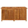 Patio Storage Box 59.1"x31.5"x29.5" Solid Acacia Wood