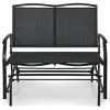 Iron Patio Rocking Chair for Outdoor Backyard and Lawn
