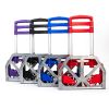 Portable Aluminium Cart Folding Dolly Push Truck Hand Collapsible Trolley Luggage Purple